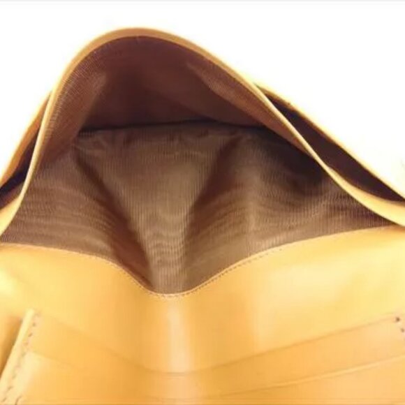 Celine Wallet Purse Long Wallet Macadam Brown Woman unisex Authentic Used - Picture 6 of 9